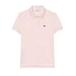 Áo Polo Nữ Lacoste Regular Fit Supple Petit Piqué PF7839 51 T03 Màu Hồng Size 34
