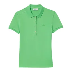 Áo Polo Nữ Lacoste Women L.12.D Slim Fit Stretch Piqué PF5462 10 IXU Màu Xanh Lá Size 38