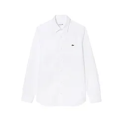 Áo Sơ Mi Dài Tay Nam Lacoste Men's Poplin Slim CH5620 - 001 Màu Trắng Size 37