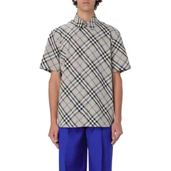 Áo Sơ Mi Nam Burberry Shirt Men 8087639 Màu Xám Kẻ Size S