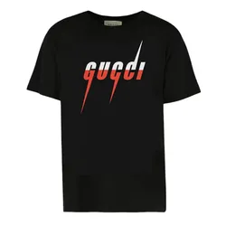 Áo Thun Nam Gucci Blade With Logo Print In Black T-Shirt 863044 XJAZY 1141 Màu Đen Size S