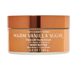 Bơ Dưỡng Thể Bath & Body Works Whipped Body Butter Warm Vanilla Sugar 185g