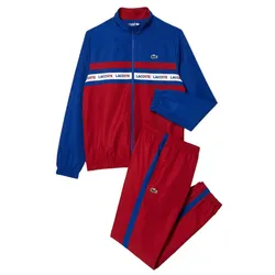 Bộ Thể Thao Nam Lacoste Men's Tennis Sweatsuit WH7567 Màu Xanh/Đỏ Size XS