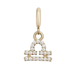 Charm Đồng Hồ Daniel Wellington Zodiac 12 Zodiac Sign Watch Charm Gold Libra Màu Vàng Gold