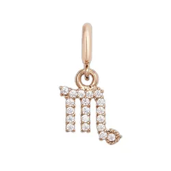 Charm Đồng Hồ Daniel Wellington Zodiac 12 Zodiac Watch Charm Rose Gold Signs Scorpio Màu Vàng Hồng