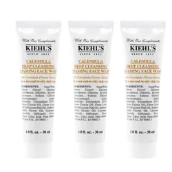 Combo 3 Tuýp Sữa Rửa Mặt Sạch Sâu Hoa Cúc Kiehl's Calendula Deep Cleansing Foaming Face Wash 30ml x 3