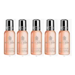 Combo 5 Chai Sữa Tắm Molton Brown Jasmine & Sun Rose Bath And Shower Gel 30ml  x 5