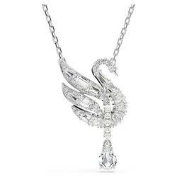 Dây Chuyền Swarovski Swan Pendantswan, White, Rhodium Plated 5723387 Màu Bạc
