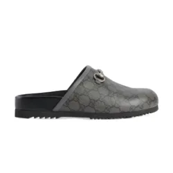 Dép Sục Nam Gucci GG Mule Gray ‎‎738964-FABP9-8746 Màu Xám Đen Size 42