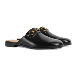 Dép Sục Nam Gucci Horsebit Slipper Black 723654-1W600-1000 Màu Đen Size 41