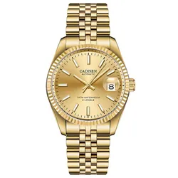 Đồng Hồ Nam Cadisen C8053G-T5 Màu Vàng Gold