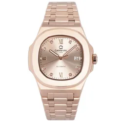 Đồng Hồ Nam Carniva 8160G-VH-NN Màu Vàng Hồng
