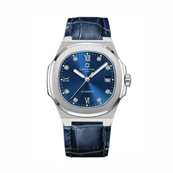 Đồng Hồ Nam Carnival 8160G-VT-DD-X Màu Xanh Bạc