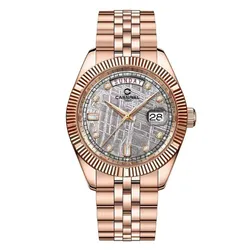 Đồng Hồ Nam Carnival Quartz Watch 8190G-VH-TT Màu Vàng Hồng/Xám