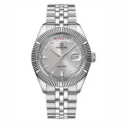 Đồng Hồ Nam Carnival Quartz Watch 8190G-VT-TX Màu Bạc