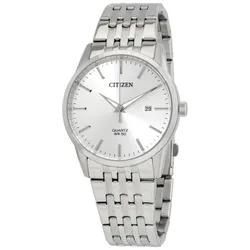 Đồng Hồ Nam Citizen Quartz Silver Dial Stainless Steel Men's Watch BI5000-87A Màu Bạc