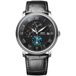 Đồng Hồ Nam Lobinni LB11023G-D6 Màu Bạc Đen