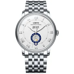 Đồng Hồ Nam Lobinni LB11025G-T3 Màu Bạc