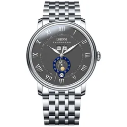 Đồng Hồ Nam Lobinni LB11025G-T4 Màu Bạc Đen