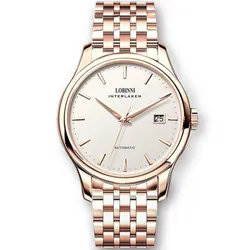Đồng Hồ Nam Lobinni LB12026G-T1 Màu Vàng Hồng
