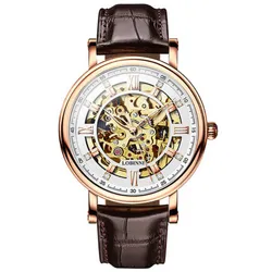 Đồng Hồ Nam Lobinni LB9010G-D3 Màu Nâu Vàng
