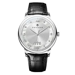 Đồng Hồ Nam Poniger P203G-D2 Màu Bạc Đen