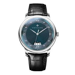 Đồng Hồ Nam Poniger P203G-D3 Màu Bạc Đen