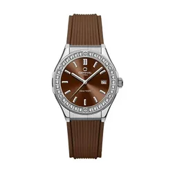Đồng Hồ Nữ Carnival 34mm 8168L2-VT-DCS-N Màu Nâu Bạc
