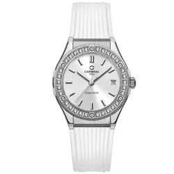 Đồng Hồ Nữ Carnival 34mm 8168L2-VT-DCS-T1 Màu Trắng