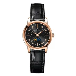 Đồng Hồ Nữ Carnival Quartz 8193L-VH-DD-D (8193L) Màu Đen - Vàng