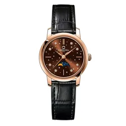 Đồng Hồ Nữ Carnival Quartz 8193L-VH-DD-N (8193L) Màu Nâu Đen