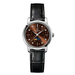 Đồng Hồ Nữ Carnival Quartz 8193L-VT-DD-N (8193L) Màu Nâu Đen