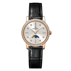 Đồng Hồ Nữ Carnival Quartz 8193L2-VH-DD-T (8193L2) Màu Đen - Bạc