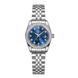 Đồng Hồ Nữ Carnival Quartz Watch 8131L2-VT-X Màu Bạc/Xanh
