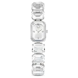 Đồng Hồ Nữ Swarovski Watch Octagon Cut Bracelet White Stainless Steel 5729182 Màu Trắng Bạc