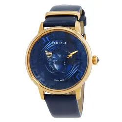 Đồng Hồ Nữ Versace Medusa Alchemy Quartz Blue Dial Ladies Watch VE6F00223 Màu Xanh Blue