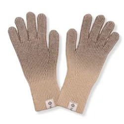 Găng Tay Lululemon Len Dệt Kim Chuyển Màu Beige Nude Gradient Màu Be