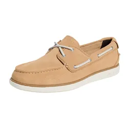 Giày Lười Nam Cole Haan GP Windward Boat C40594-410 Màu Nâu Nhạt Size 41