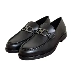 Giày Lười Nam Salvatore Ferragamo Men's Telve Loafers 0720999 Màu Đen Size 6