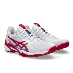 Giày Tennis/Pickleball Nữ Asics Solution Speed FF 3.0 White/Bright Rose 1042A250-103 Màu Trắng Size 37.5