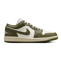 Giày Thể Thao Nam Nike Air Jordan 1 Low Medium Olive DC0774-122 Màu Xanh Trắng Size 40.5