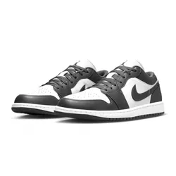Giày Thể Thao Nike Air Jordan 1 Low 'Grey White' 553558-044 Màu Xám Trắng Size 40