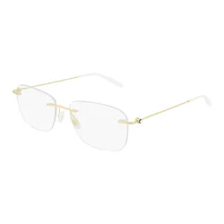 Gọng Kính Nam Montblanc MB0075O 002 Màu Vàng Gold