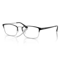 Gọng Kính Unisex Rayban 0RX8772D 123554 Màu Đen - Bạc