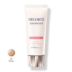Kem Chống Nắng Decorté Tone Up CC Cream UV Primer (SPF50+/PA ++++) Màu 02 Beige, 32ml