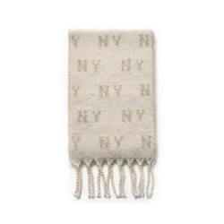 Khăn Quàng Cổ MLB New York Yankees 3AMFM0156-50CRS Màu Kem