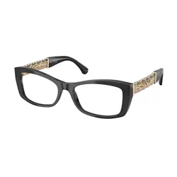 Kính Mắt Cận Chanel Eyeglasses CH3484Q 1716 Màu Đen