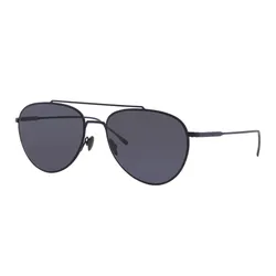 Kính Mát Lacoste Modified Rectangular Metal Ultra-Thin Sunglasses L195S 424 Màu Xanh/Đen