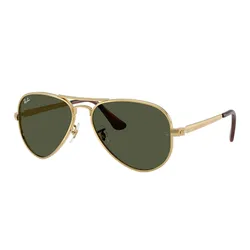 Kính Mát Unisex Rayban Sunglasses 0RB3925 001/3162 Màu Xanh Lá/Gold