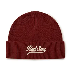 Mũ Len MLB Varsity Culsive Mid Vinny BOS 3ABNVM146-43WIS Màu Đỏ Đô